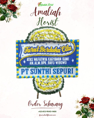 Papan Bunga Duka di Tomang