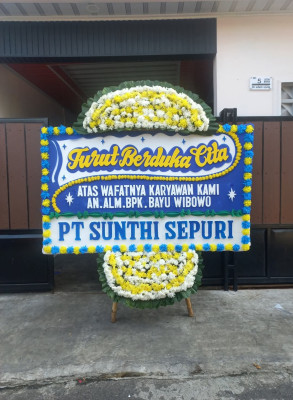 Papan Bunga Duka di Tomang
