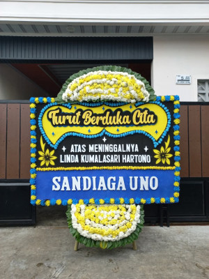 Papan Bunga Duka di Tomang